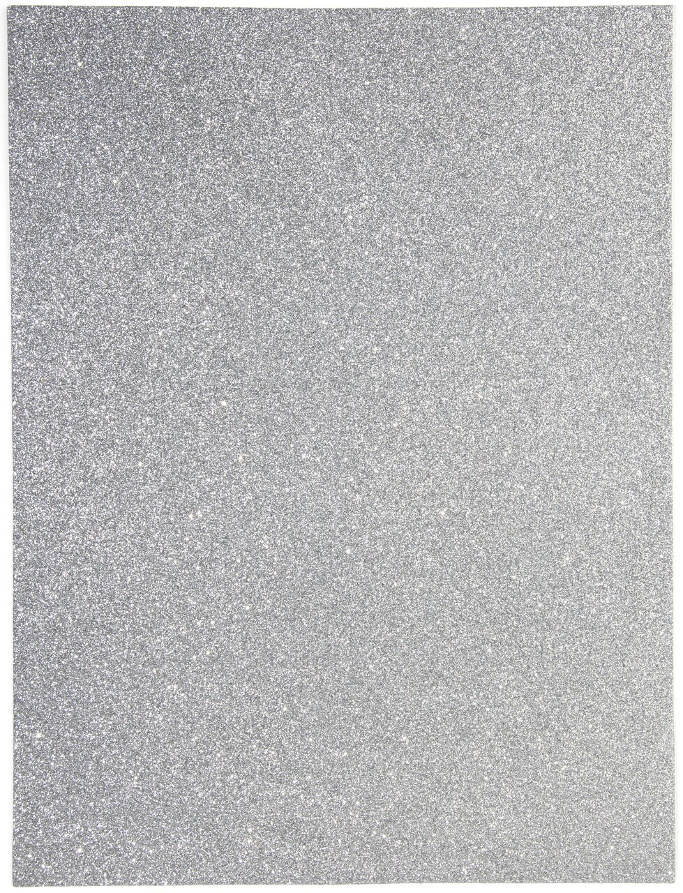 Cousindiy Glitter Foam Sheet 9&#x22;X12&#x22; 2Mm-Silver